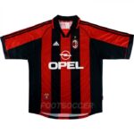 1998-00 Maillot Milan AC Retro Vintage Home