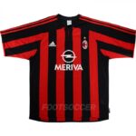 2003-04 Maillot Milan AC Retro Vintage Home