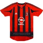 2004-05 Maillot Milan AC Retro Vintage Home