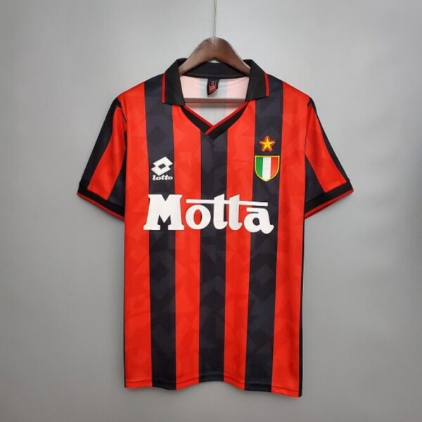 1993-94 Maillot Milan AC Retro Vintage Domicile