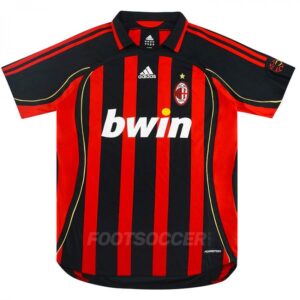 2006-07 Maillot Milan AC Retro Vintage Domicile