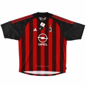 2002-03 Maillot Milan AC Retro Vintage Home