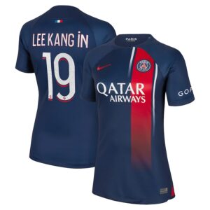 Maillot PSG 2023 2024 Domicile Femme Lee Kang In