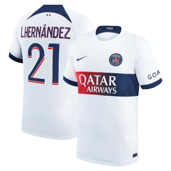 Maillot PSG 2023 2024 Extérieur L.Hernandez