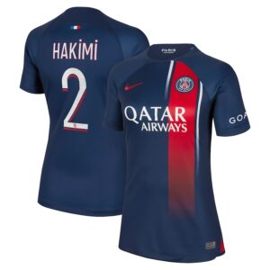 MAILLOT PSG DOMICILE 2023 2024 FEMME HAKIMI