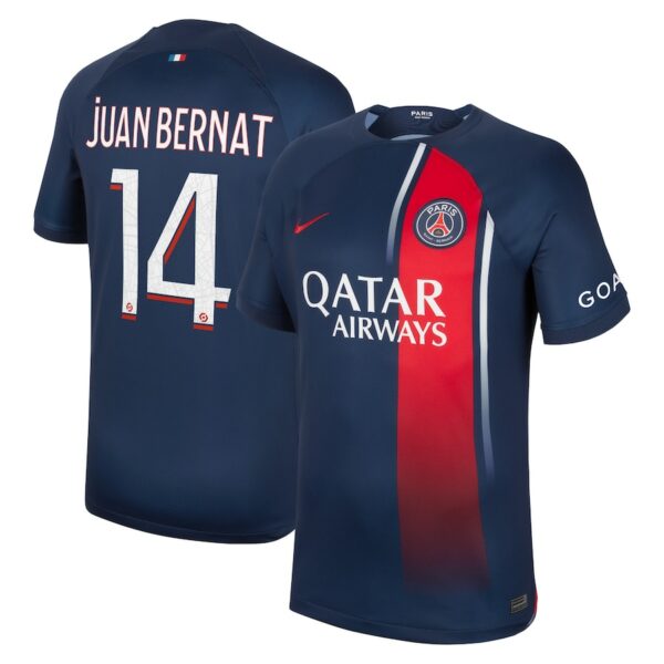 MAILLOT PSG DOMICILE 2023 2024 JUAN BERNAT