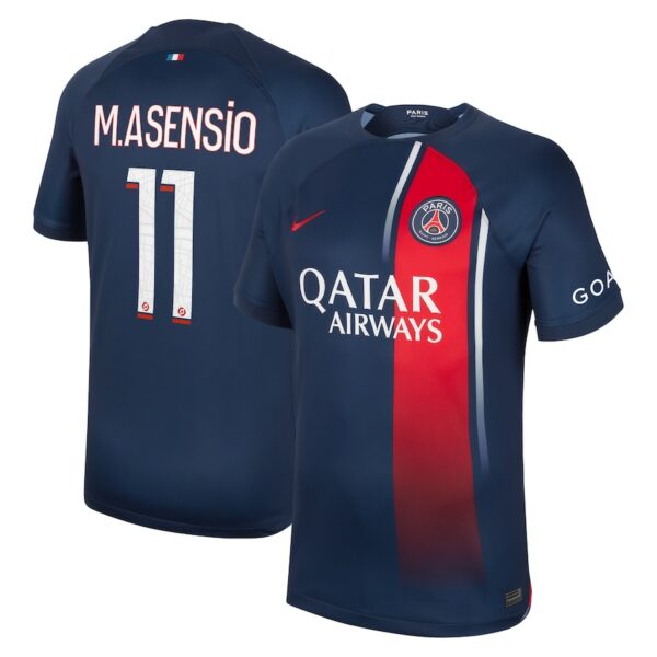 MAILLOT PSG DOMICILE 2023 2024 M.ASENSIO