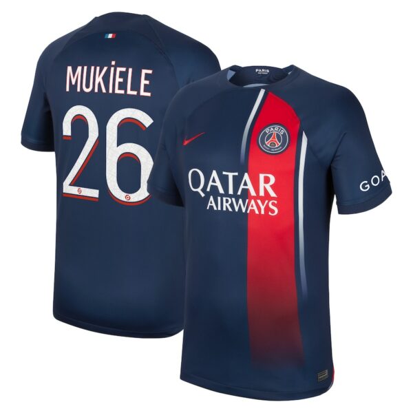 MAILLOT PSG DOMICILE 2023 2024 MUKIELE