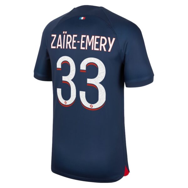 Maillot kit Enfant PSG Domicile Zaire-Emery 2023 2024