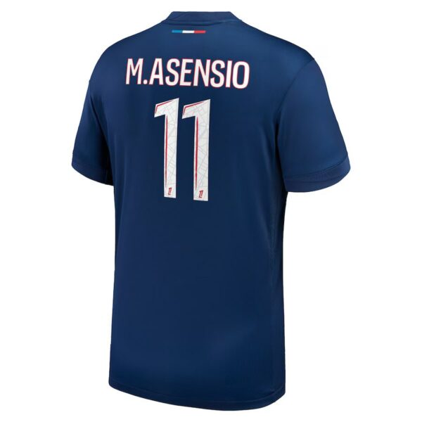 Maillot PSG Domicile 2024 2025 Asensio