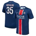 Maillot PSG Domicile 2024 2025 Beraldo