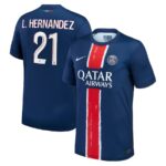 Maillot PSG Domicile 2024 2025 Hernandez