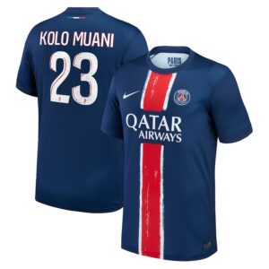 Maillot PSG Domicile 2024 2025 Kolo Muani