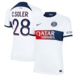 MAILLOT PSG EXTERIEUR 2023 2024 FEMME C.SOLER