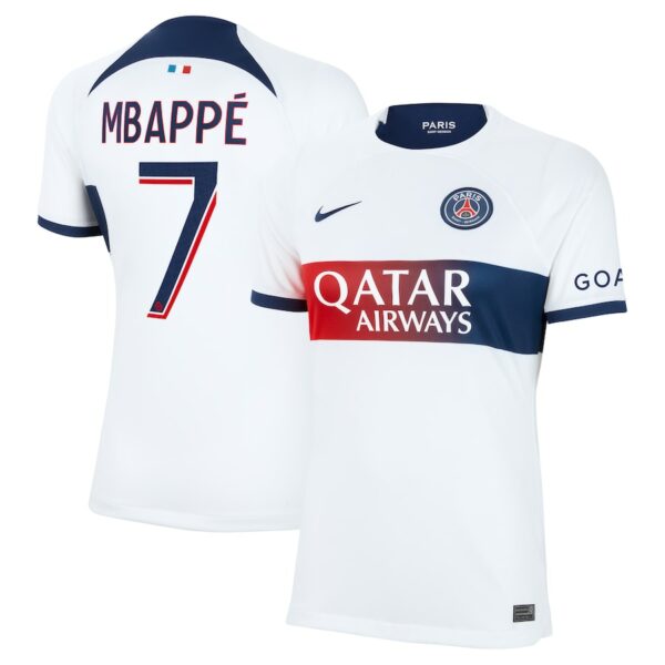 MAILLOT PSG EXTERIEUR 2023 2024 FEMME MBAPPE