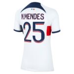 MAILLOT PSG EXTERIEUR 2023 2024 FEMME N.MENDES