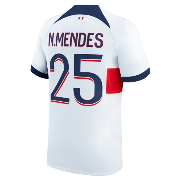 MAILLOT PSG EXTERIEUR 2023-2024 N.MENDES