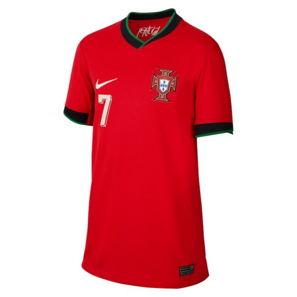 Maillot Portugal Domicile Euro 2024 Ronaldo Enfant