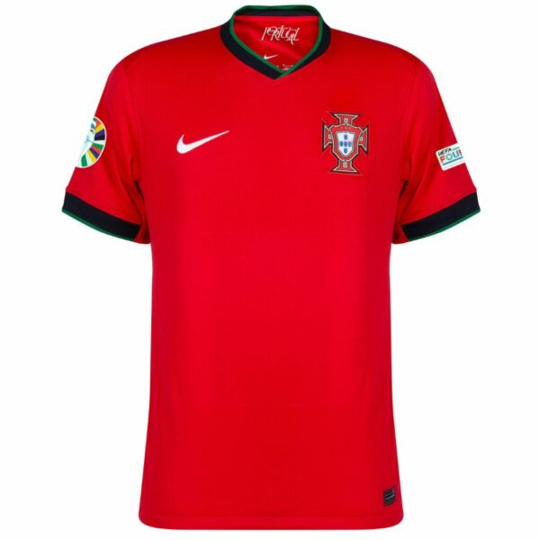 Maillot Portugal Domicile Badges Euro 2024