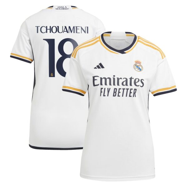 MAILLOT REAL MADRID DOMICILE 2023 2024 FEMME TCHOUAMENI