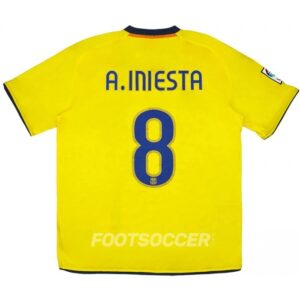 Maillot Barca Exterieur 2008-2009 Iniesta