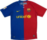 Maillot Barca Domicile 2008-2009 Iniesta