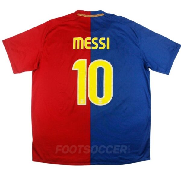 Maillot Barca Domicile 2008-2009 Messi