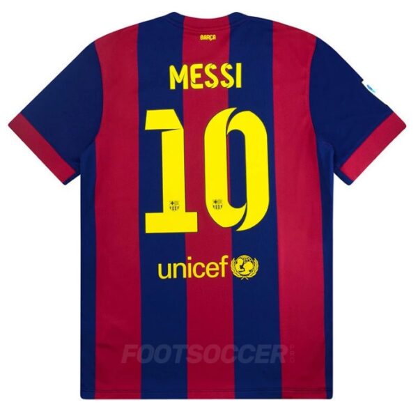 Maillot Barca Domicile 2014 2015 Messi