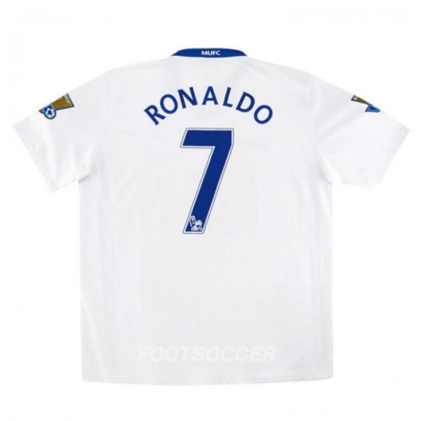 2008-09 Maillot Retro Vintage Manchester United Away Ronaldo