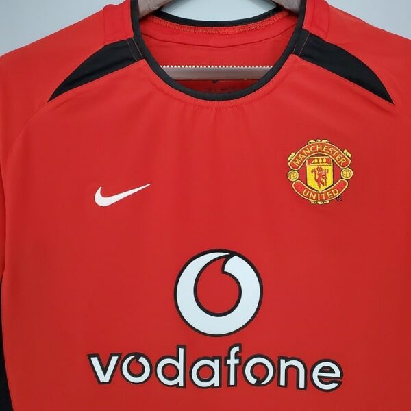 2002-04 Maillot Retro Vintage Manchester United Home