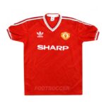 1986-88 Maillot Retro Vintage Manchester United Home