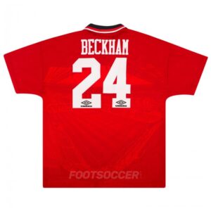 1994-96 Maillot Retro Vintage Manchester United Home Beckham