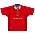 1996-98 Maillot Retro Vintage Manchester United Home Keane