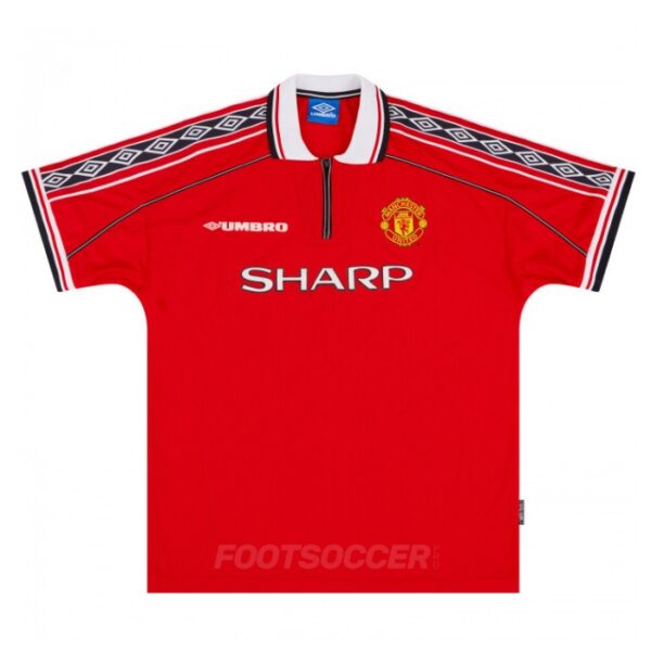 1998-00 Maillot Retro Vintage Manchester United Home