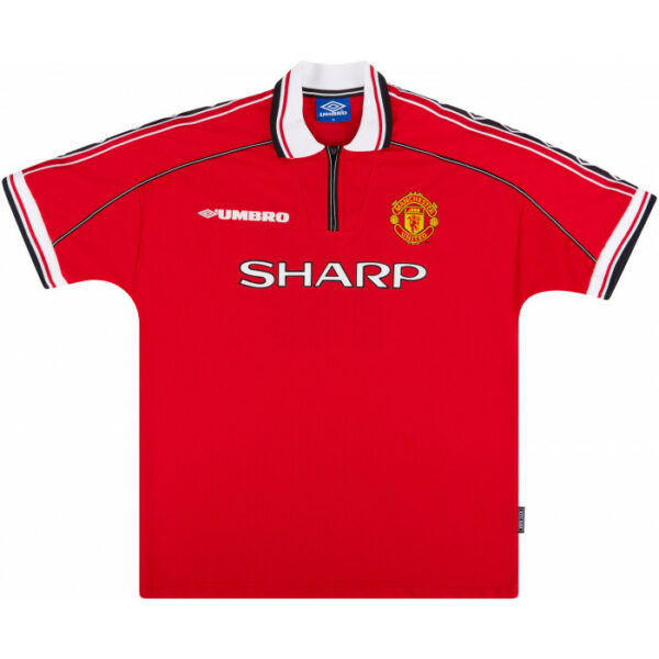 1998-00 Maillot Retro Vintage Manchester United Home Cole