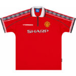 1998-00 Maillot Retro Vintage Manchester United Home Keane