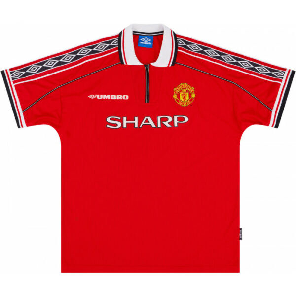 1998-00 Maillot Retro Vintage Manchester United Home Keane