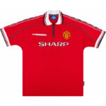 1998-00 Maillot Retro Vintage Manchester United Home Solskjaer