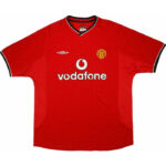 2000-01 Maillot Retro Vintage Manchester United Home Stam