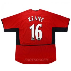 2002-04 Maillot Retro Vintage Manchester United Home Keane