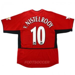 2002-04 Maillot Retro Vintage Manchester United Home V.Nistelrooy