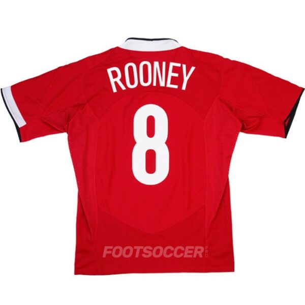 2004-06 Maillot Retro Vintage Manchester United Home Rooney