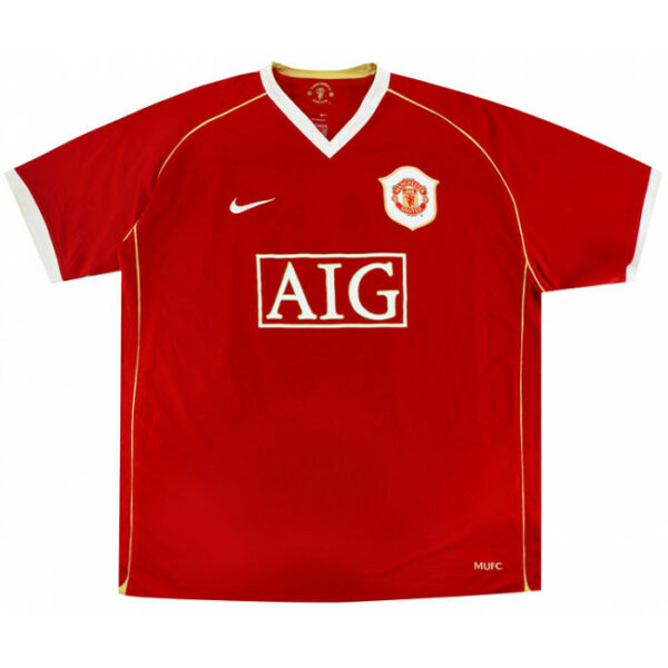 2006-07 Maillot Retro Vintage Manchester United Home Solskjaer