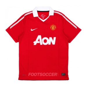 2010-11 Maillot Retro Vintage Manchester United Home