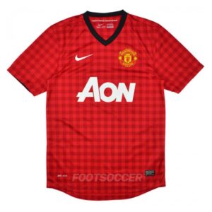 2012-13 Maillot Retro Vintage Manchester United Home