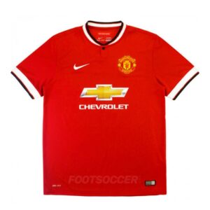 2014-15 Maillot Retro Vintage Manchester United Home