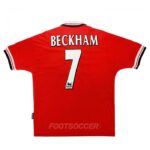 1998-00 Maillot Retro Vintage Manchester United Home Beckham