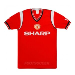 1984-86 Maillot Retro Vintage Manchester united Home