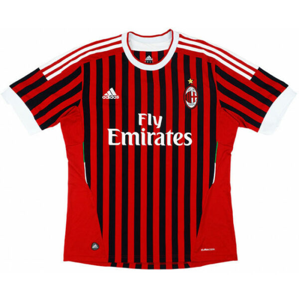 2011-12 Maillot Retro Vintage Milan AC Home PATO