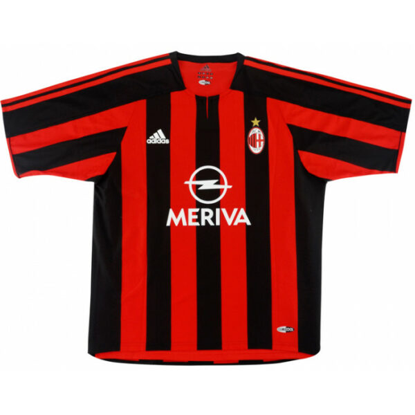 2003-04 Maillot Retro Vintage Milan AC Home CAFU